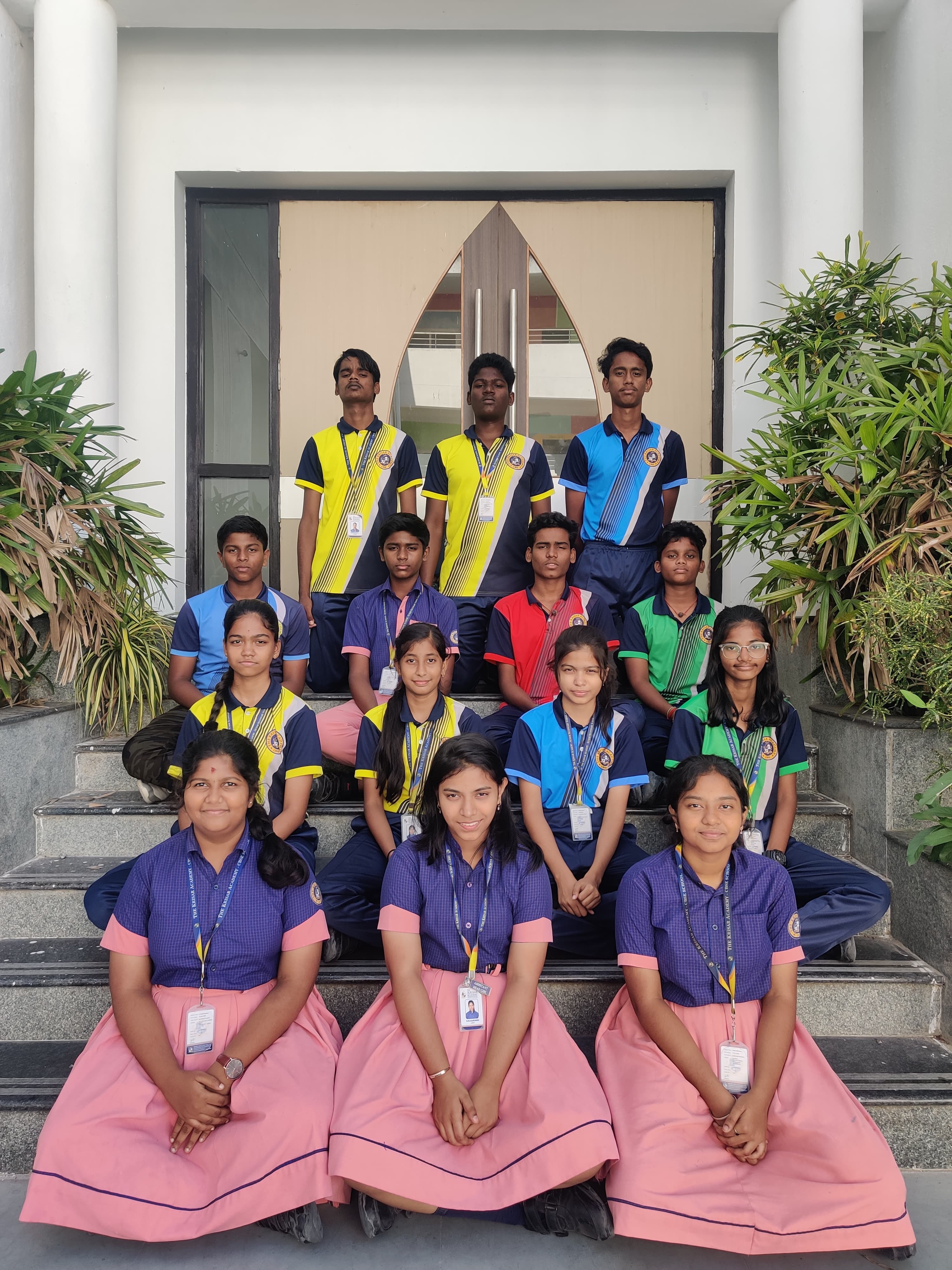 Students at Krisar Academy
